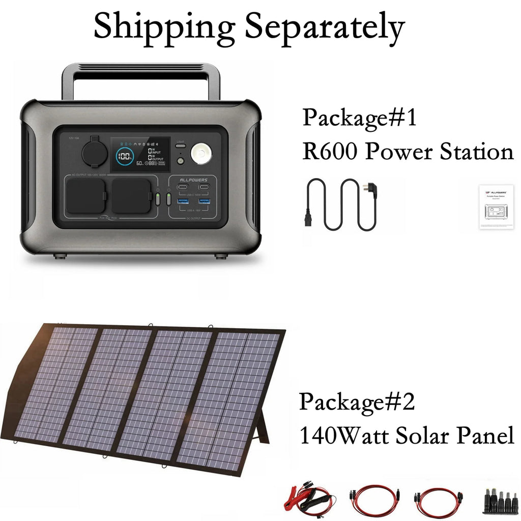 Portable Power Station 600W 299Wh LiFePO4 Battery U5992