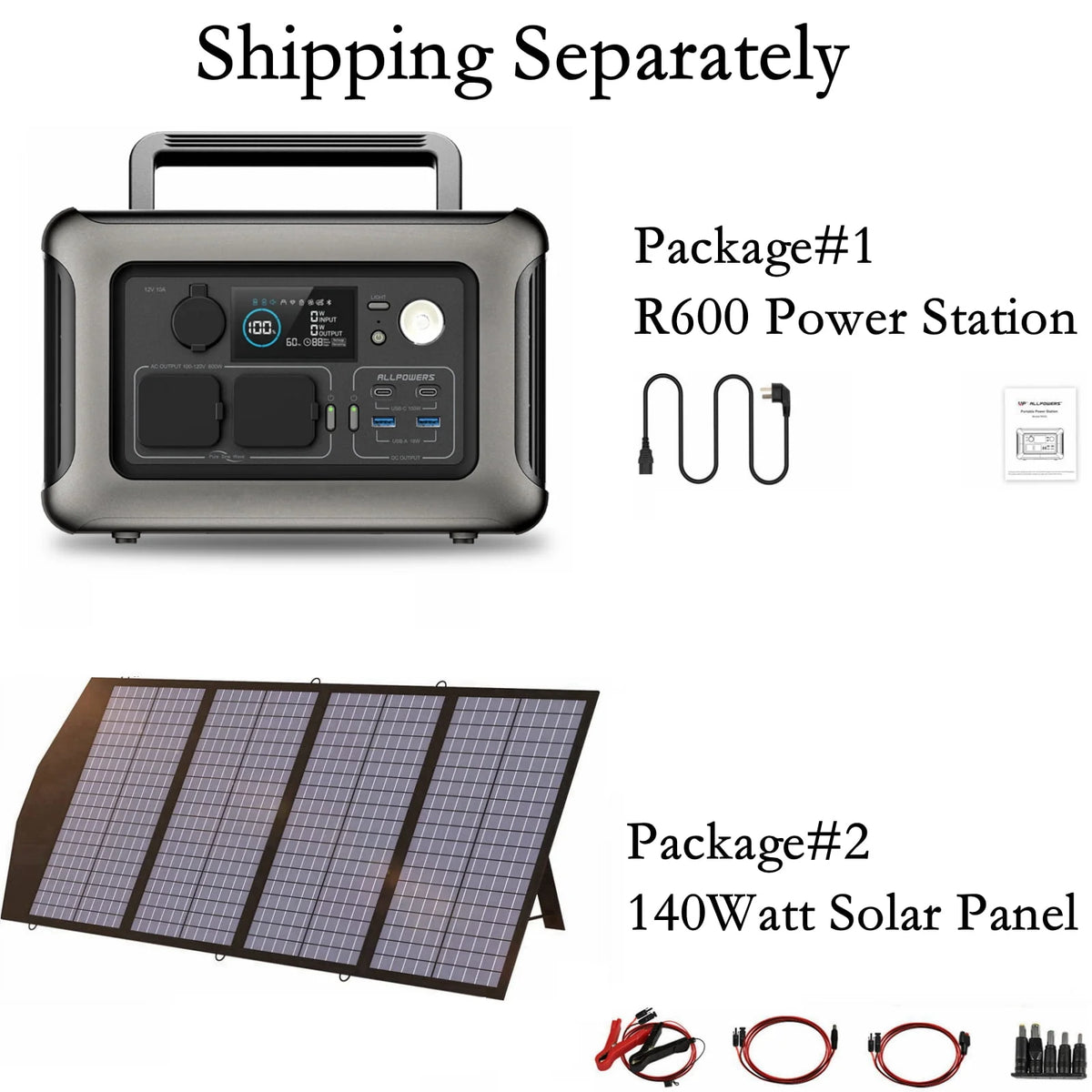Portable Power Station 600W 299Wh LiFePO4 Battery U5992