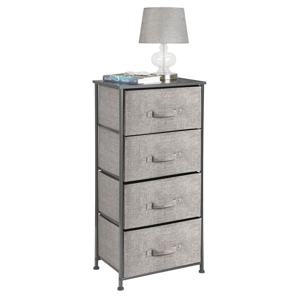 Tall Dresser Storage Tower with 4 Fabric Drawers G94088