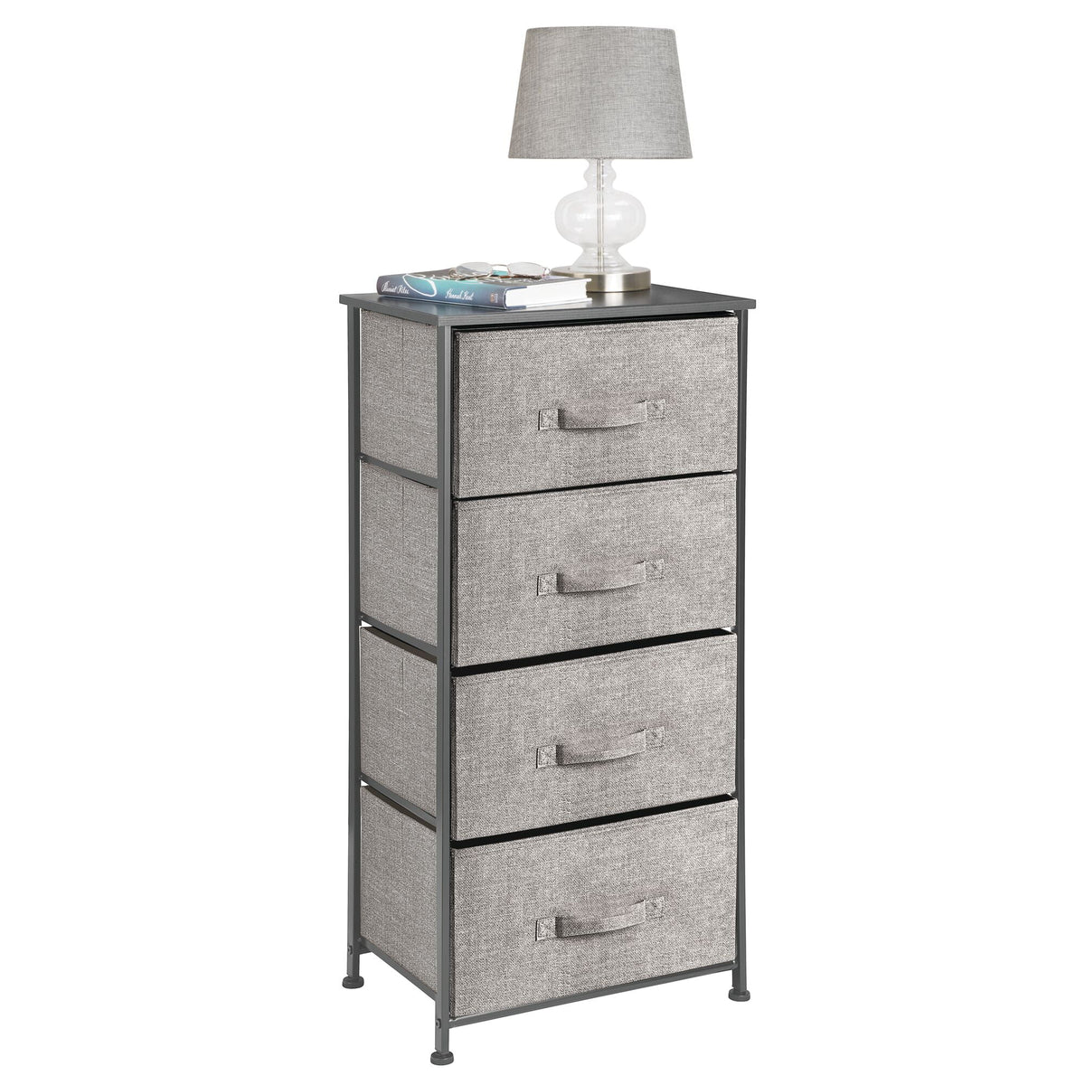 Tall Dresser Storage Tower with 4 Fabric Drawers G94088