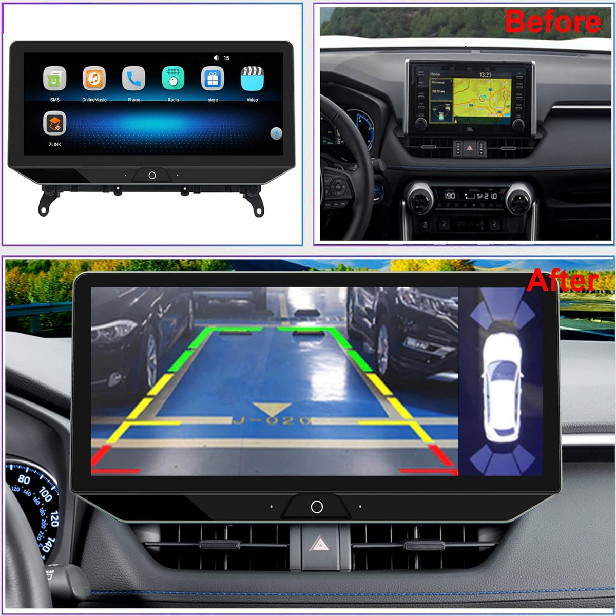 12.3inch Touch Screen Wireless Carplay Android Stereo M509