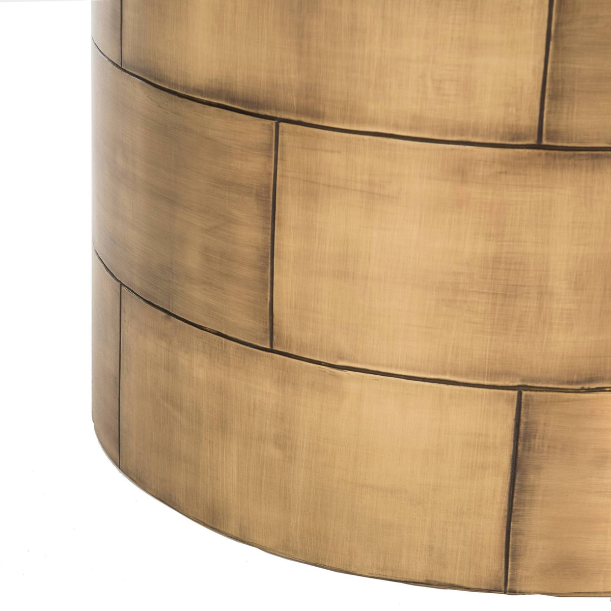 Brass Round Side Table T146