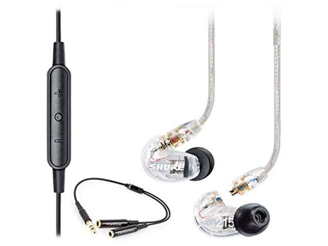 Clear Sound Isolating In-Ear Headphones with Remote + Mic Cable I901