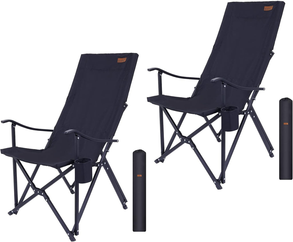 Red Folding Camping Chair with Cup Holder & Carry Bag P1843