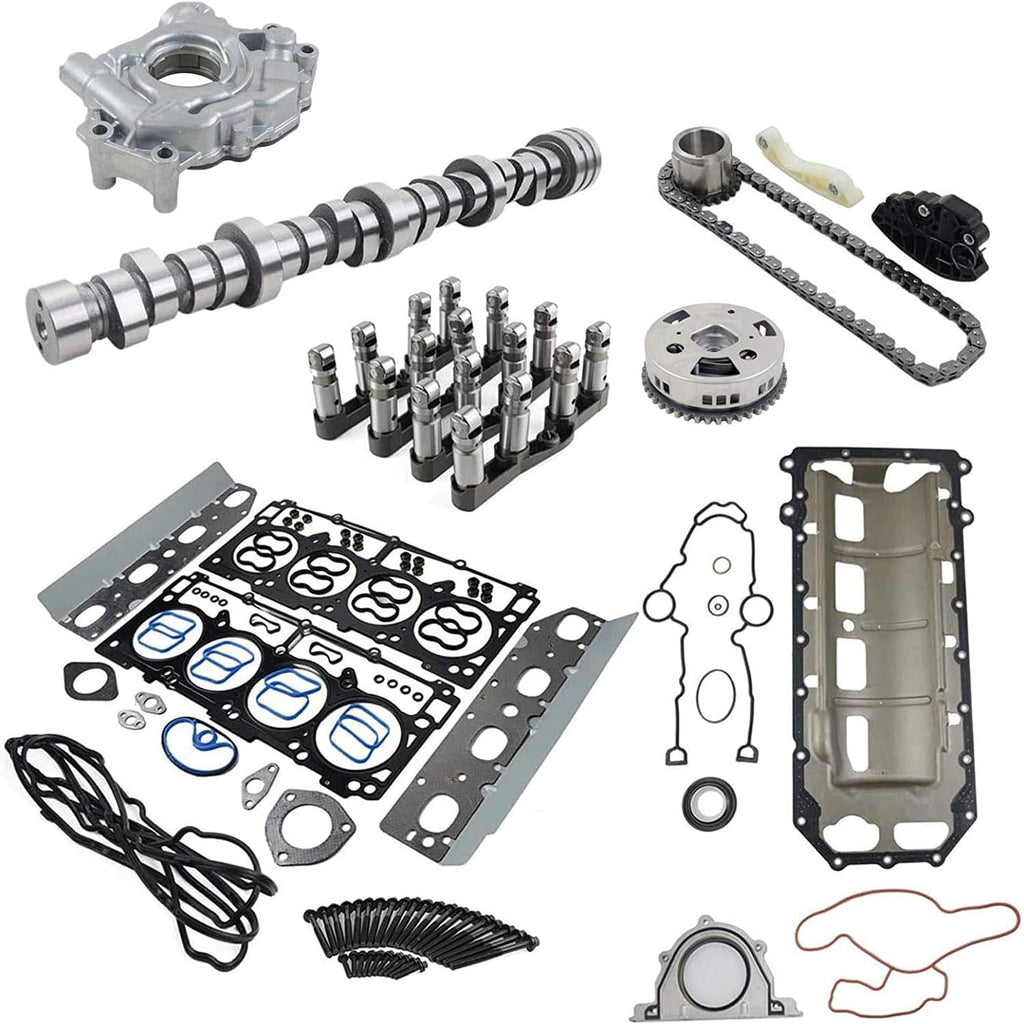 Camshaft Lifter Kit with Water Pump Timing Chain Kit for Dodge Ram 1500 5.7L V8 HEMI 2009-2019 X605760
