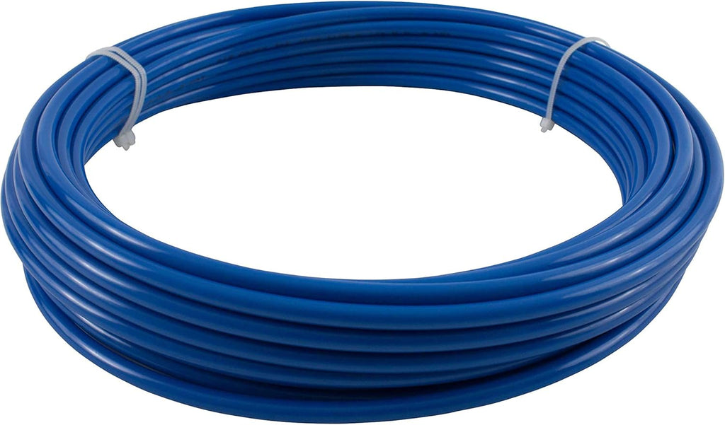3/8" OD x 100' Blue Nylon Air Brake Tubing, Pack of 2 A5836