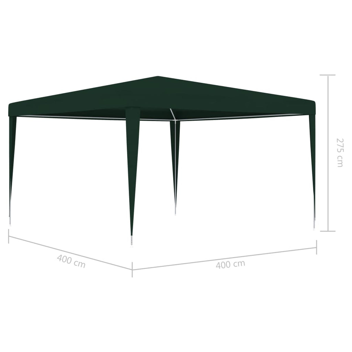 13.1'x13.1' Green Party Tent B5526