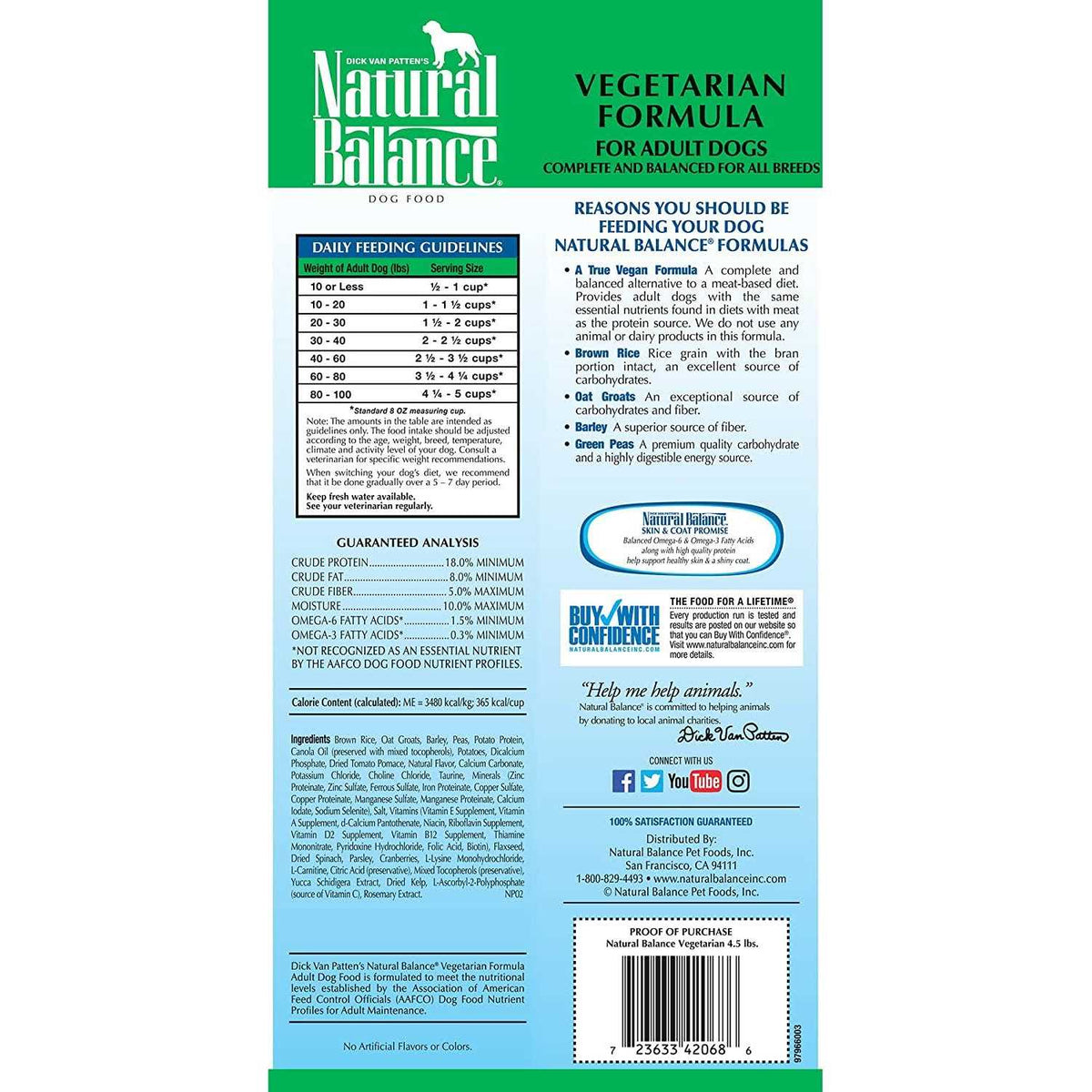 Vegetarian Recipe Dry Dog Food A498039