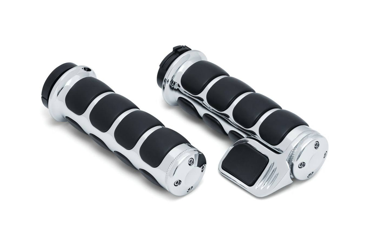 Chrome ISO-grip for Dual Cable Throttle P9232